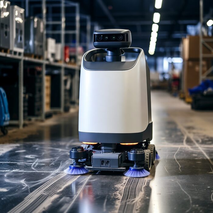 Autonome schrobmachine — Schoonmaakrobots
